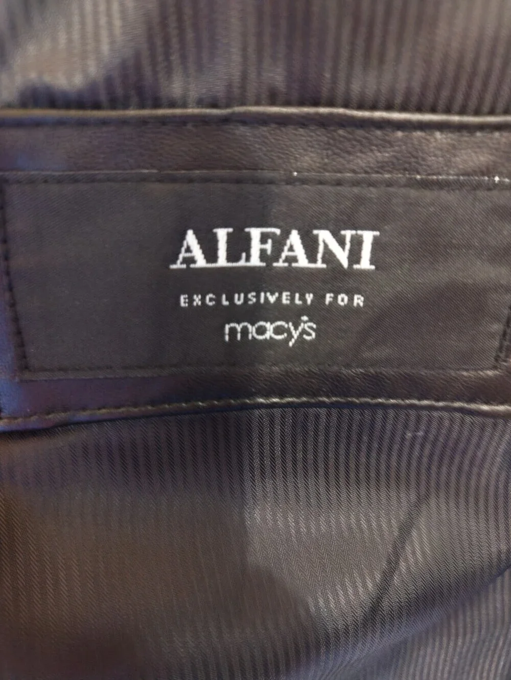 Macy's Soft Black Leather Blazer.  Single-Breasted Jacket. Sz 40S Unisex